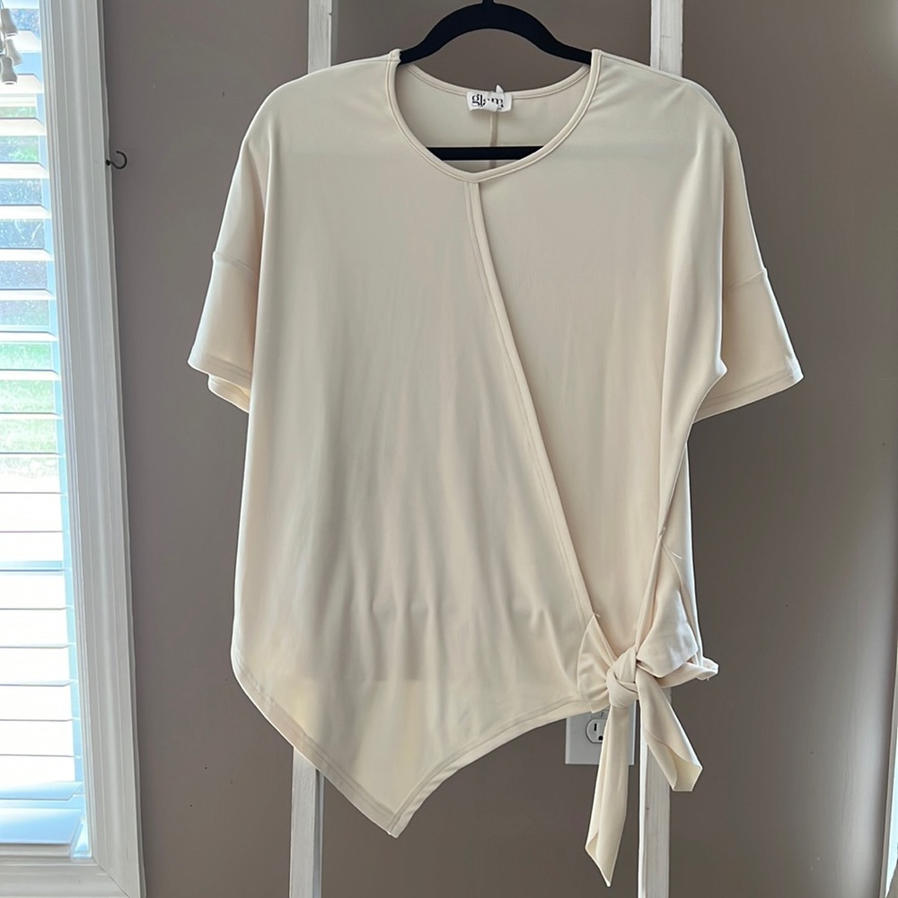 Cream colored blouse